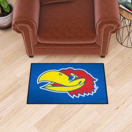 Kansas Jayhawks Alt Logo Starter Mat - 19 x 30