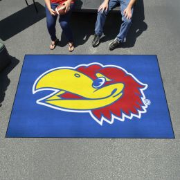 Kansas Jayhawks Outdoor Alt Logo Ulti-Mat - Nylon 60 x 96