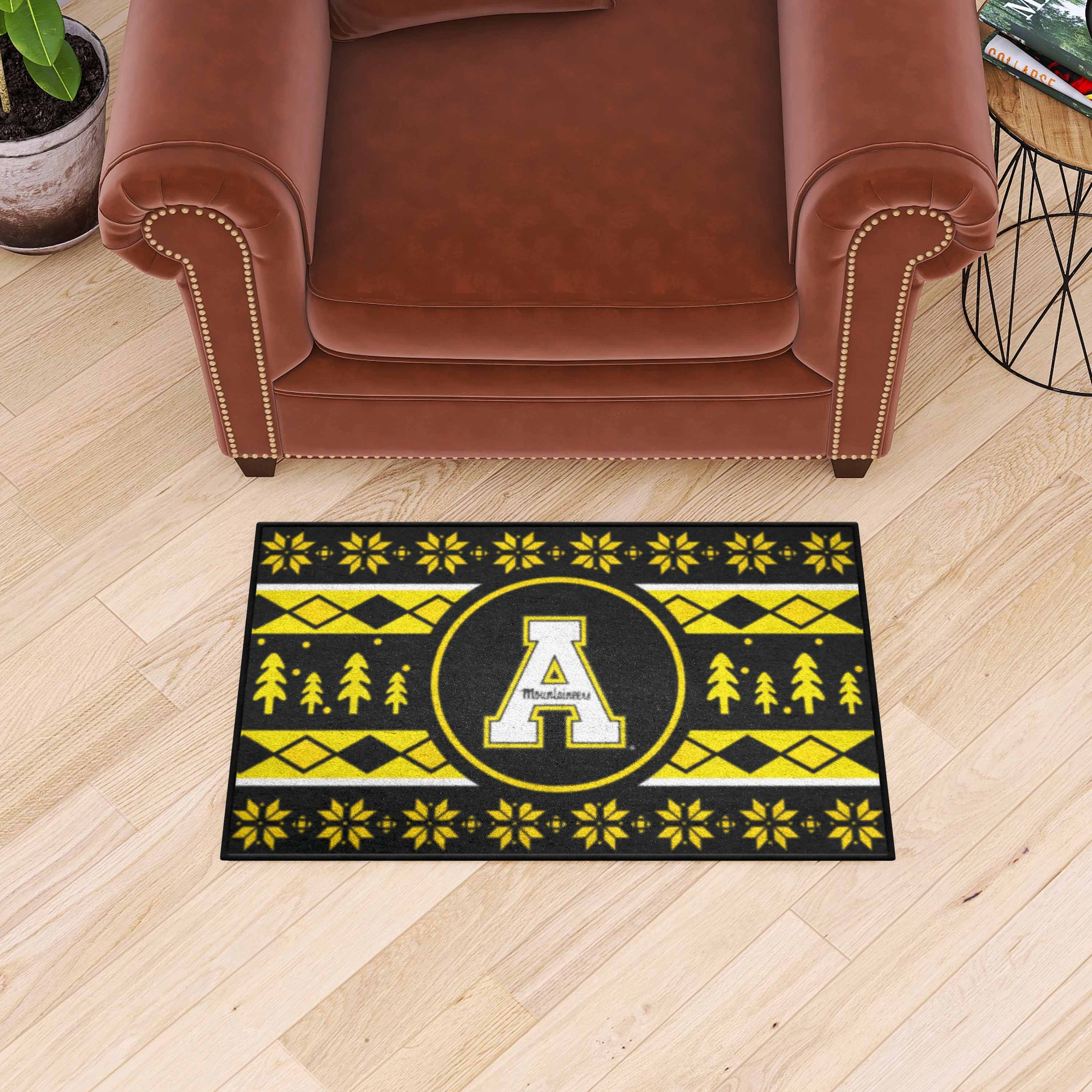 Appalachian State Mountaineers Holiday Sweater Starter Doormat - 19 x 30