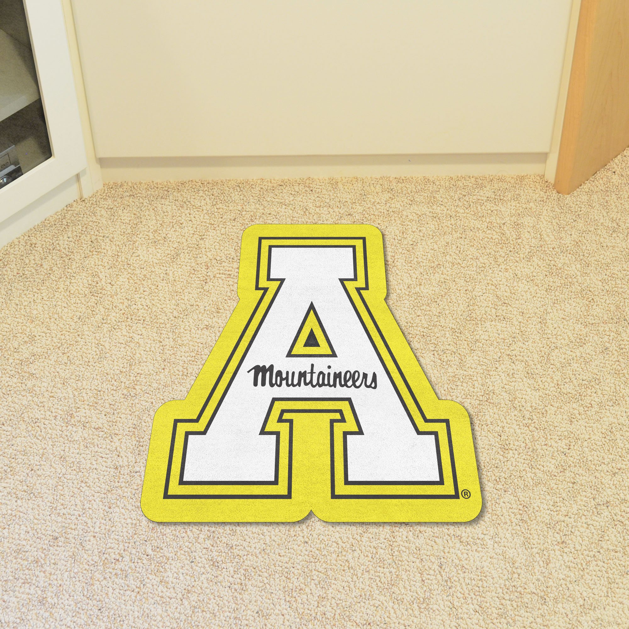 Appalachian State Mountaineers Mascot Area Rug - Nylon