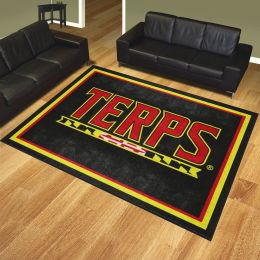 Maryland Terrapins Area Rug - 8' x 10'  Alt Logo Nylon