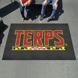 Maryland Terrapins Outdoor Alt Logo Ulti-Mat - Nylon 60 x 96