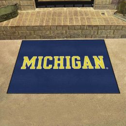 Michigan Wolverines Wordmark All-Star Mat - 34 x 44.5