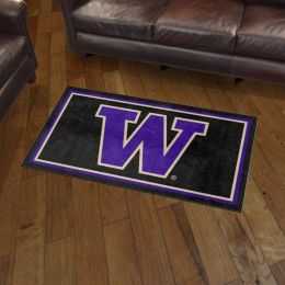 Washington Huskies Area Rug - Logo 3' x 5' Nylon