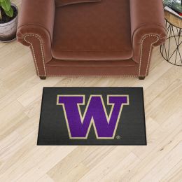 Washington Huskies Logo Starter Mat - 19 x 30