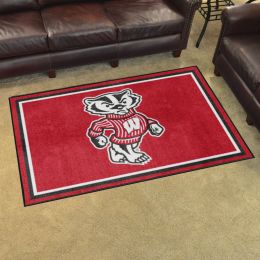 Wisconsin Badgers Area Rug - 4' x 6' Alt Logo Nylon