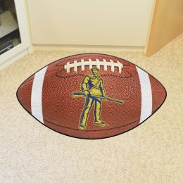 West Virginia Mountaineers Mascot Logo Baseball Shaped Area Rug