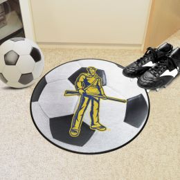 West Virginia Mountaineers Logo Basketball Shaped Area Rug