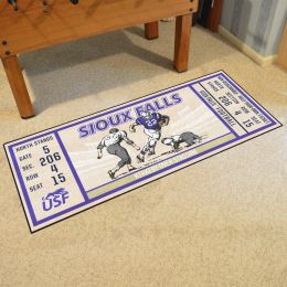 Sioux Falls Cougars Ticket Runner Mat - 29.5 x 72