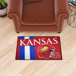 Kansas Jayhawks Starter Mat Uniform - 19 x 30