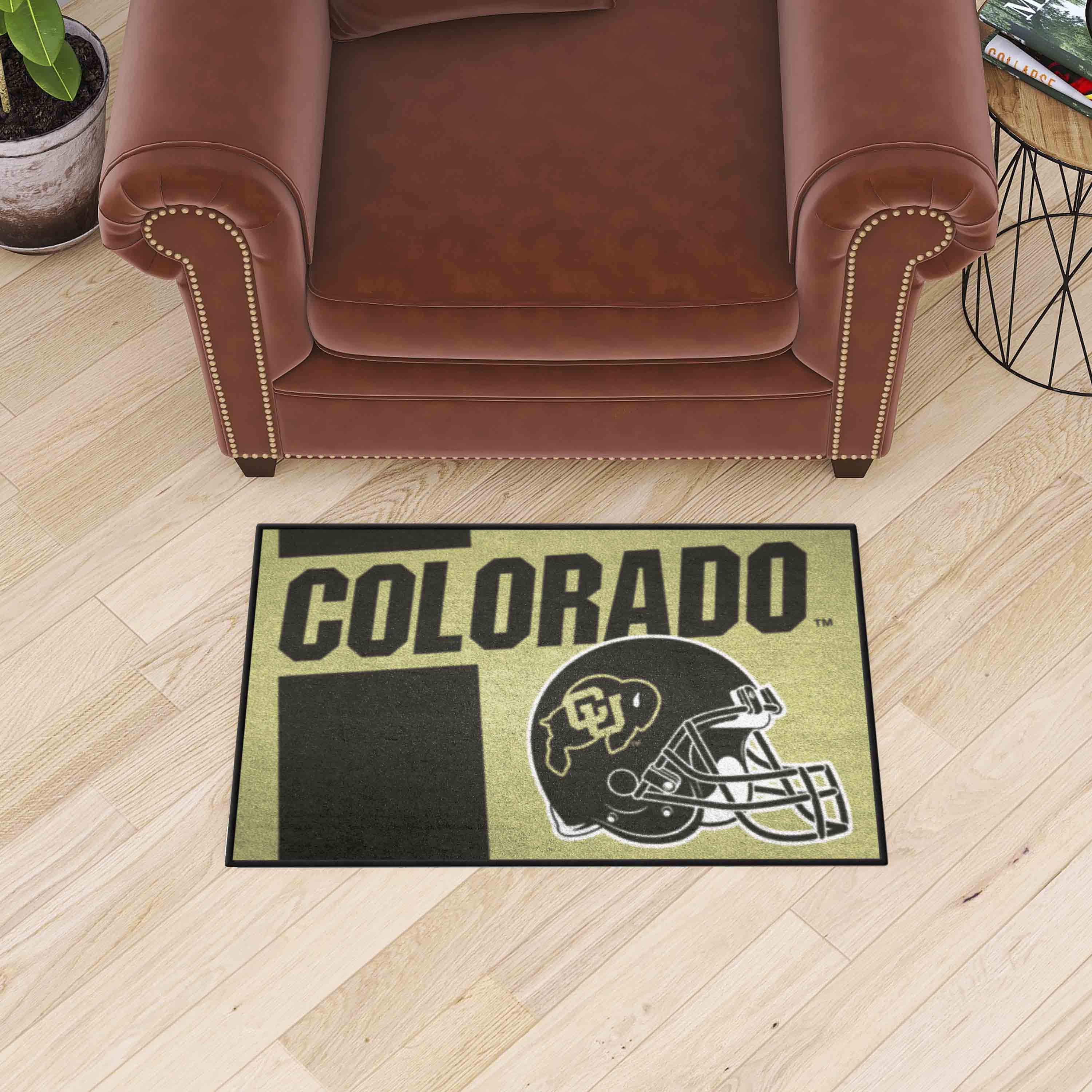 Colorado Buffaloes Area Rug - Logo 3' x 5' Nylon