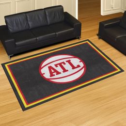 Atlanta Hawks Area Rug - 5' x 8' Alt Logo Nylon