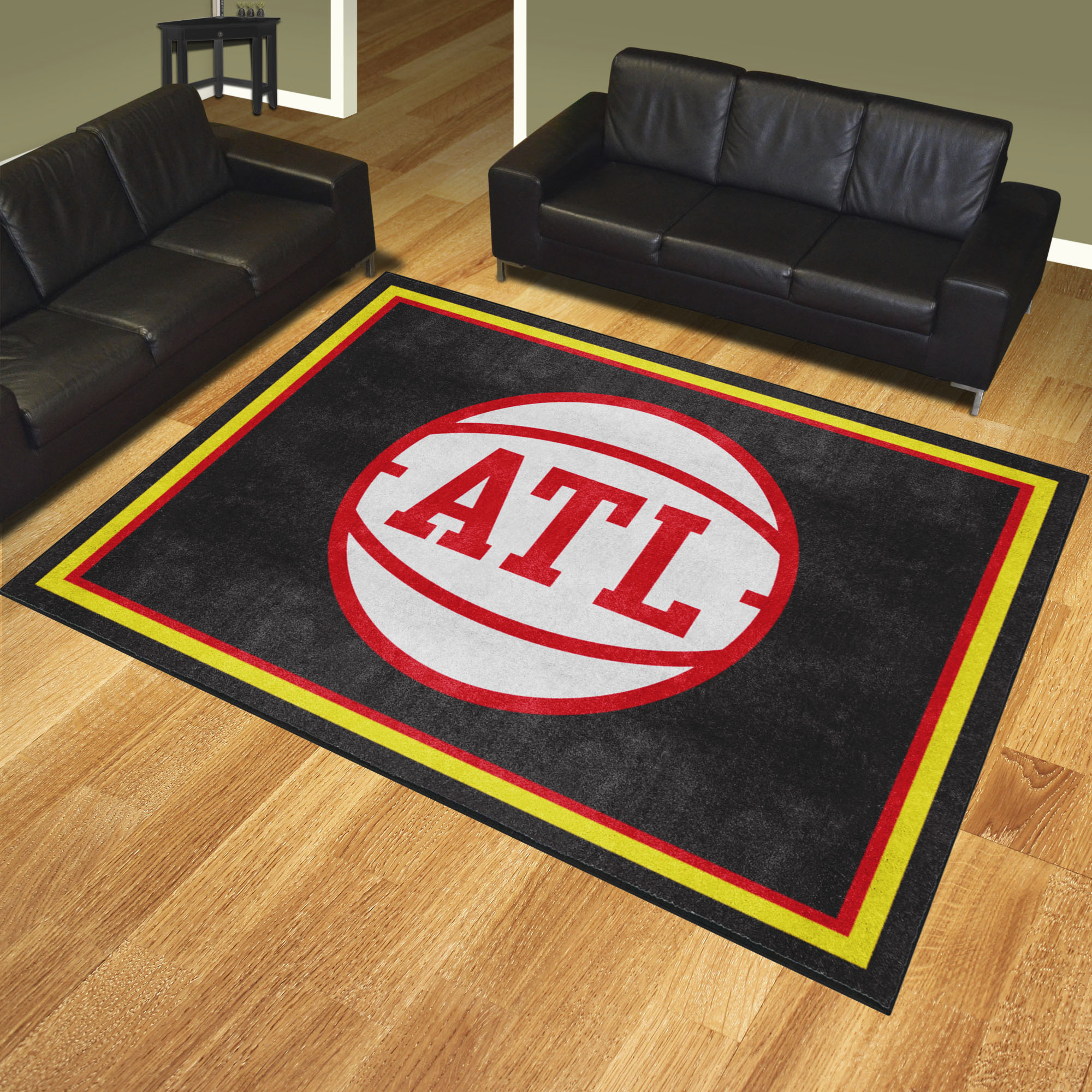 Atlanta Hawks Area Rug - 8' x 10' Alt Logo Nylon