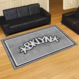 Brooklyn Nets Area Rug - 5' x 8' Alt Logo Nylon