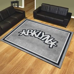 Brooklyn Nets Area Rug - 8' x 10' Alt Logo Nylon