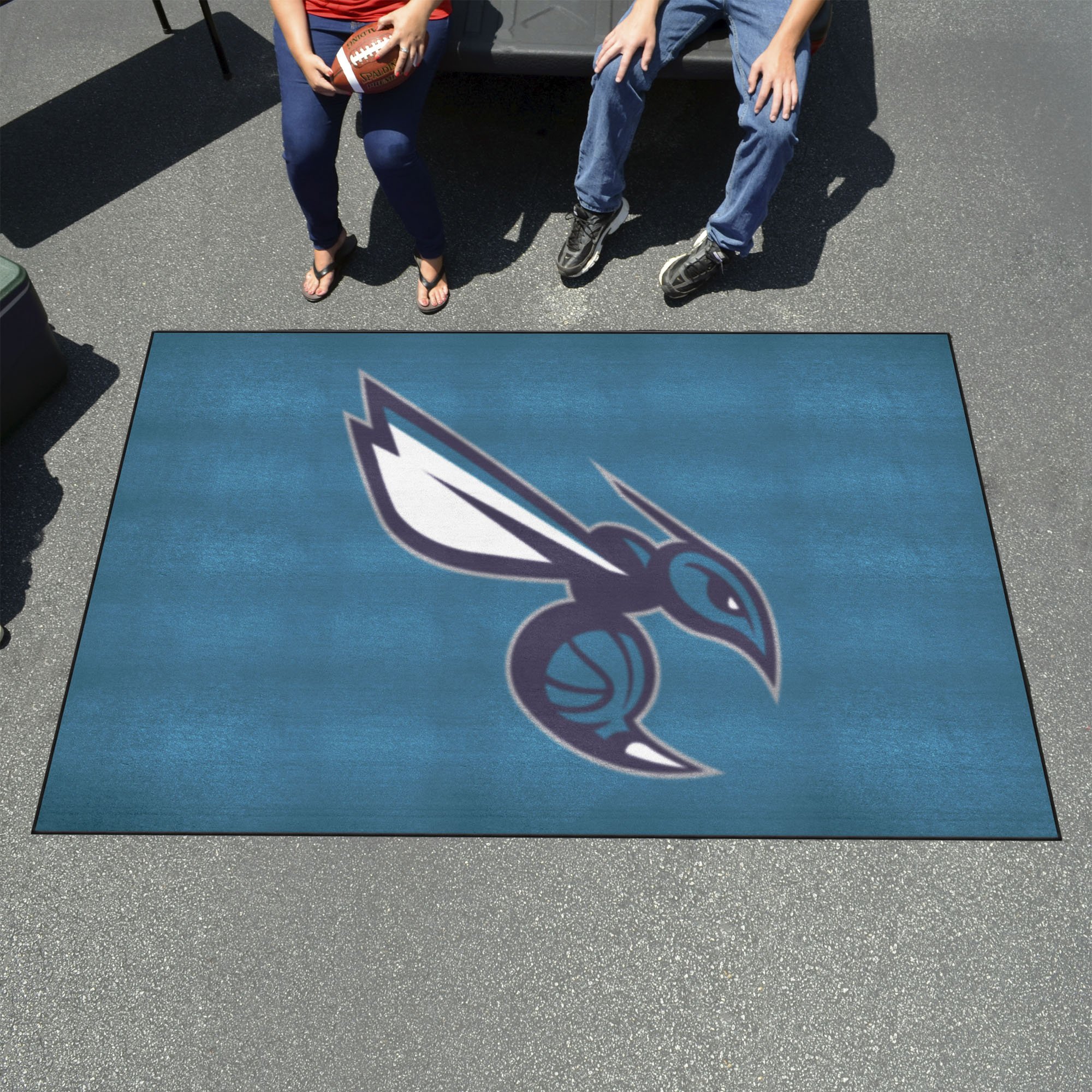 Charlotte Hornets Outdoor Ulti-Mat Alt Logo - Nylon 60 x 96