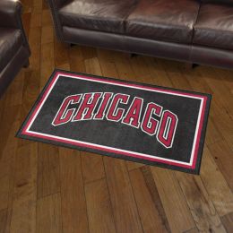 Chicago Bulls Area Rug - 3' x 5' Wordmark Nylon