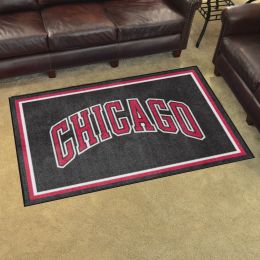 Chicago Bulls Area Rug - 4' x 6' Wordmark Nylon