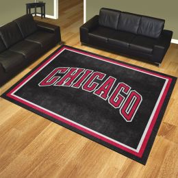 Chicago Bulls Area Rug - 8' x 10' Wordmark Nylon