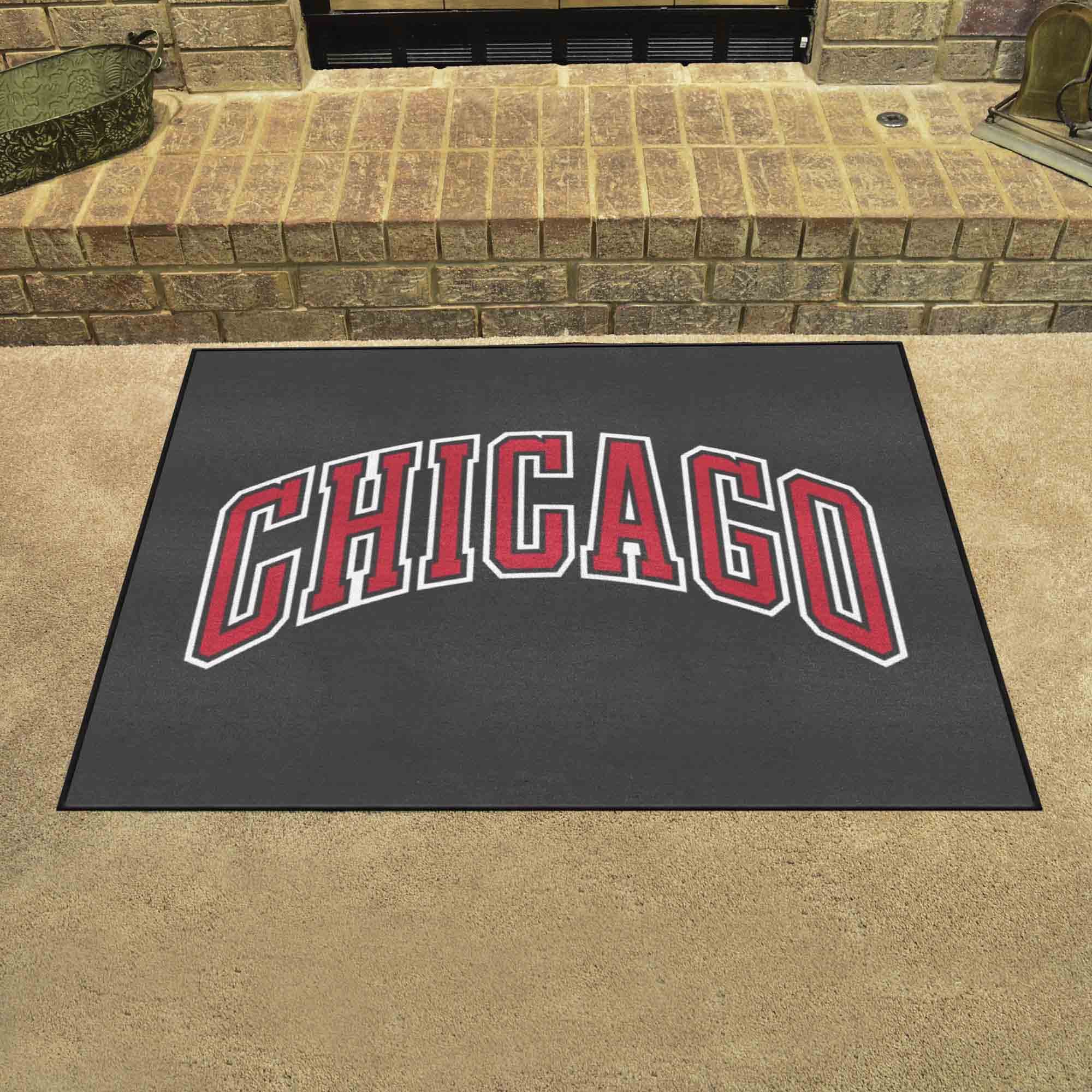 Chicago Bulls All-Star Wordmark Mat - 34 x 44.5