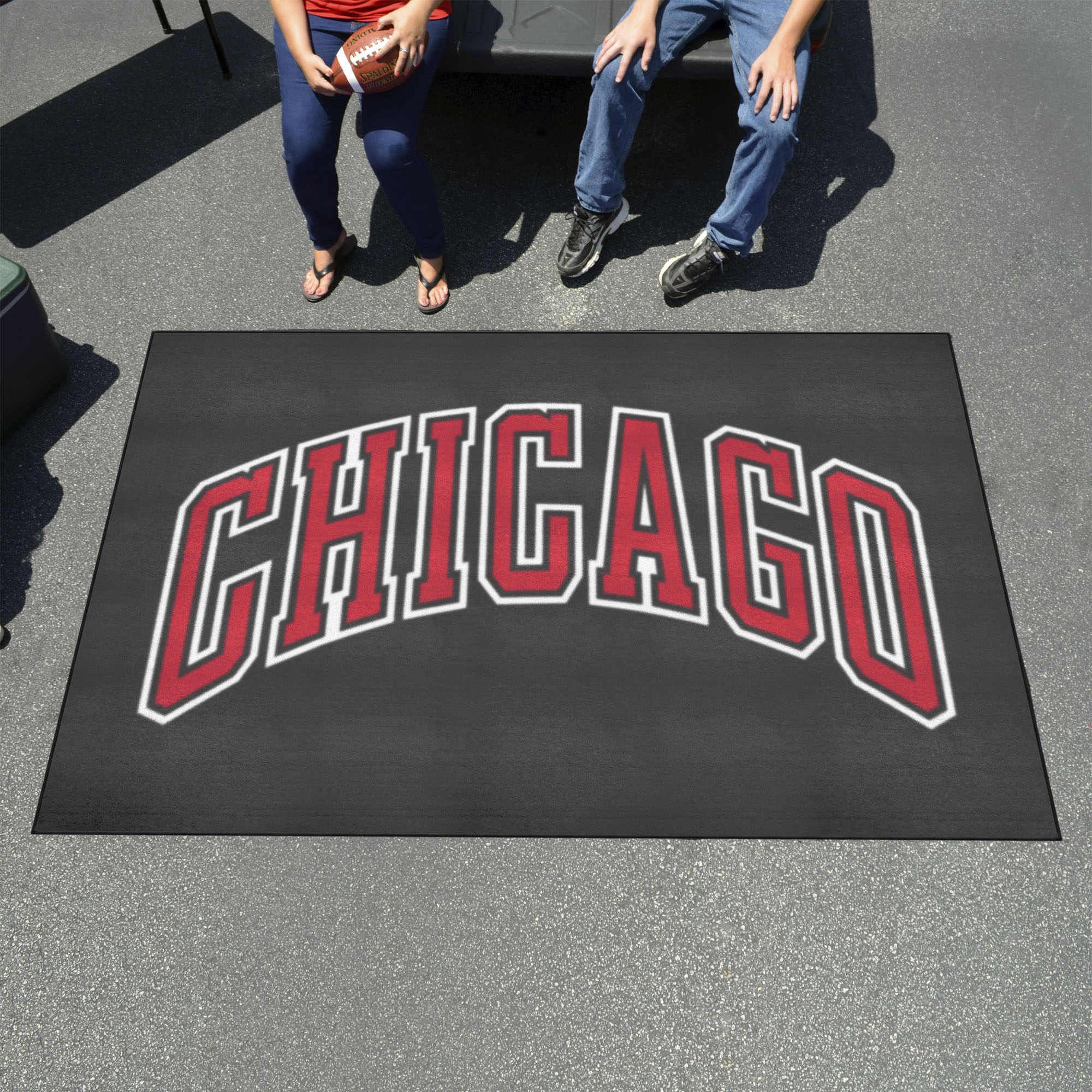 Chicago Bulls Outdoor Wordmark Ulti-Mat - Nylon 60 x 96