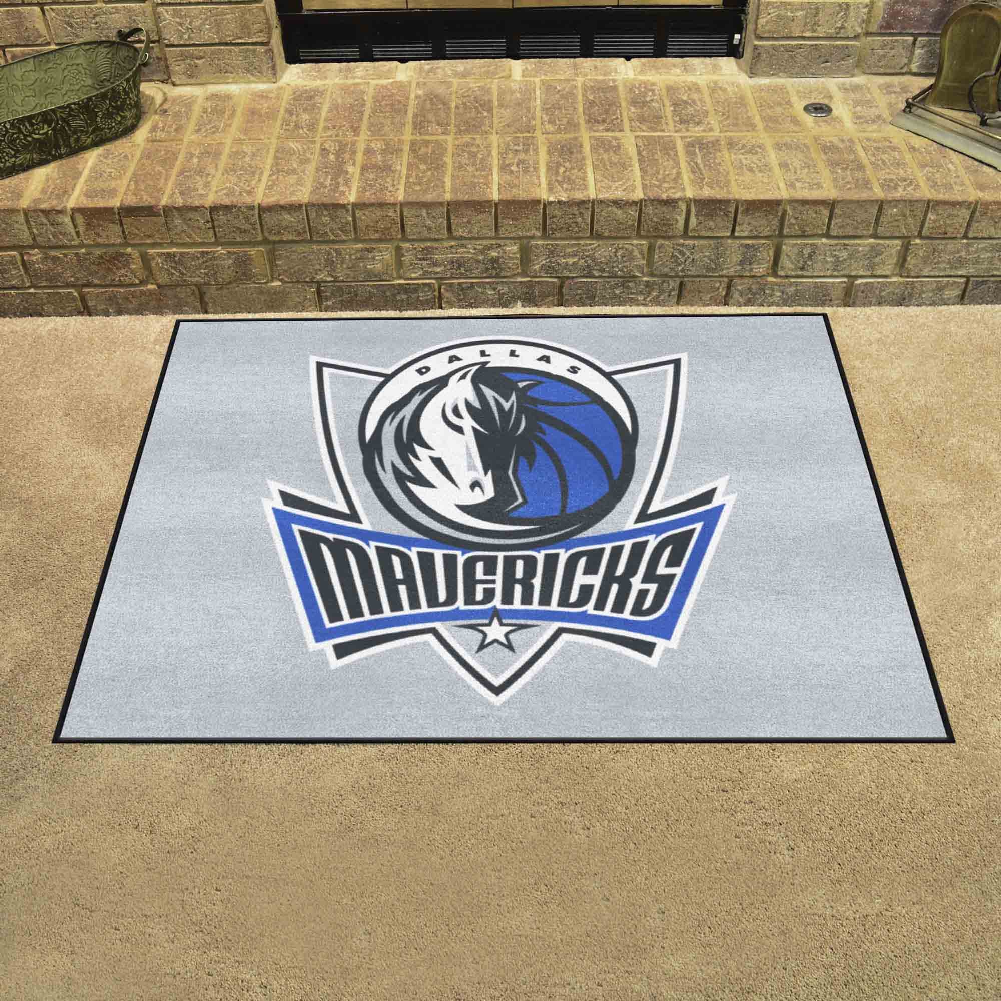 Dallas Mavericks All-Star Logo Global Mat - 34 x 44.5