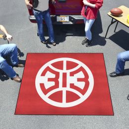 Detroit Pistons Tailgater Alt Logo Mat - 60 x 72