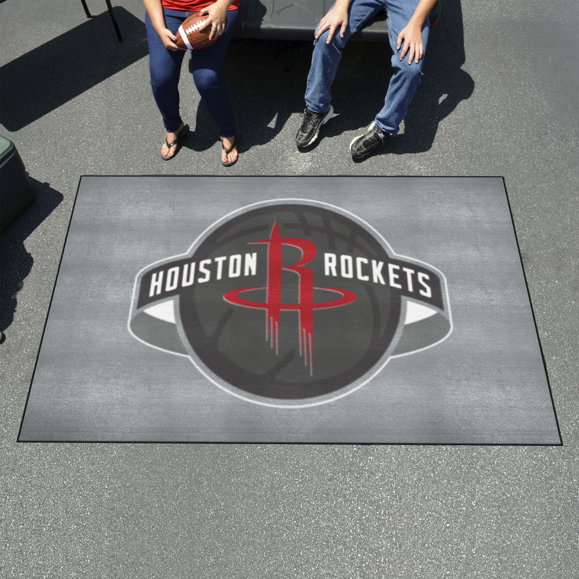 Houston Rockets Outdoor Global Logo Ulti-Mat - Nylon 60 x 96