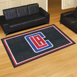 Los Angeles Clippers Area Rug - 5' x 8' Alt Logo Nylon