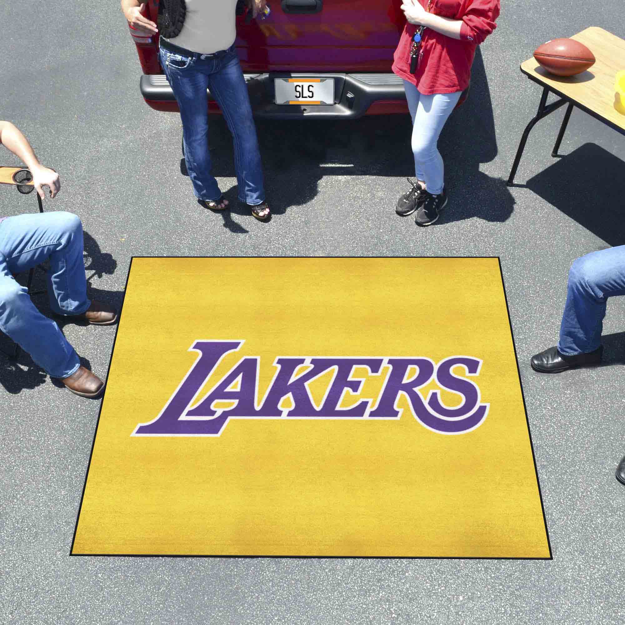 Los Angeles Lakers Tailgater Wordmark Mat - 60 x 72
