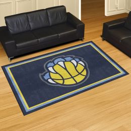 Memphis Grizzlies Area Rug - 5' x 8' Alt Logo Nylon