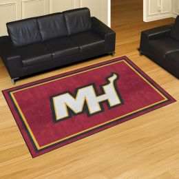 Miami Heat Area Rug - 5' x 8' Alt Logo Nylon