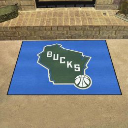 Milwaukee Bucks All-Star Alt Logo Mat - 34 x 44.5