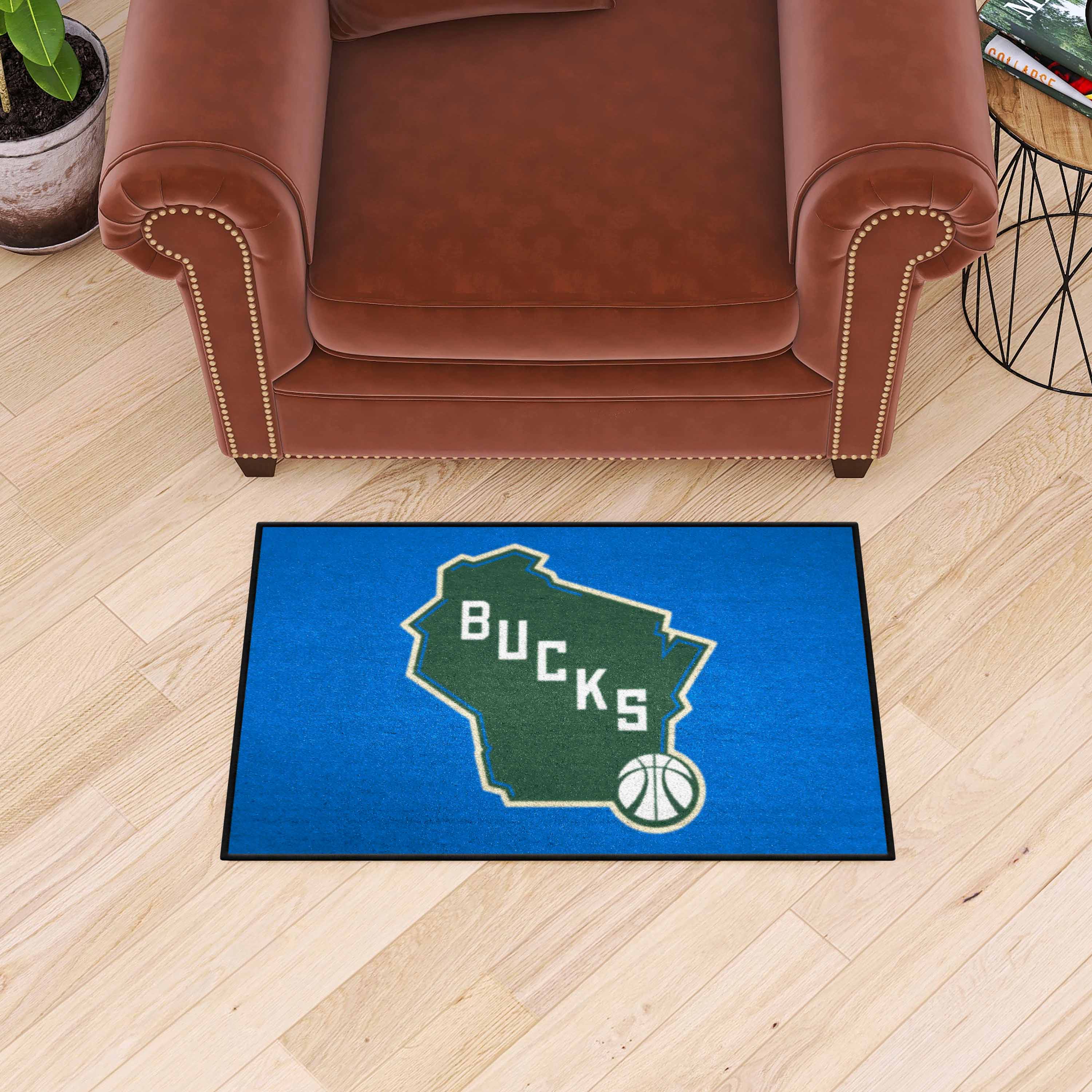 Milwaukee Bucks Alt Logo  Starter Mat - 19 x 30