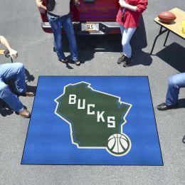 Milwaukee Bucks Tailgater Alt Logo Mat - 60 x 72