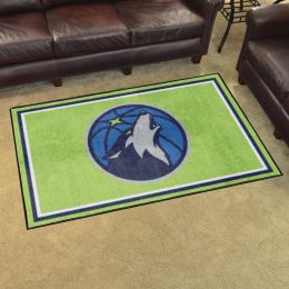 Minnesota Timberwolves Area Rug - 4' x 6' Landscape Nylon