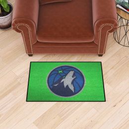 Minnesota Timberwolves Logo  Starter Mat - 19 x 30