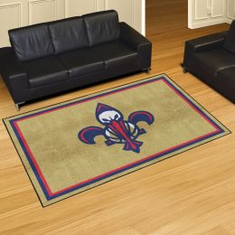 New Orleans Pelicans Area Rug - 5' x 8' Alt Logo Nylon