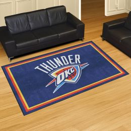 Oklahoma City Thunder Area Rug - 5' x 8' Wordmark Nylon