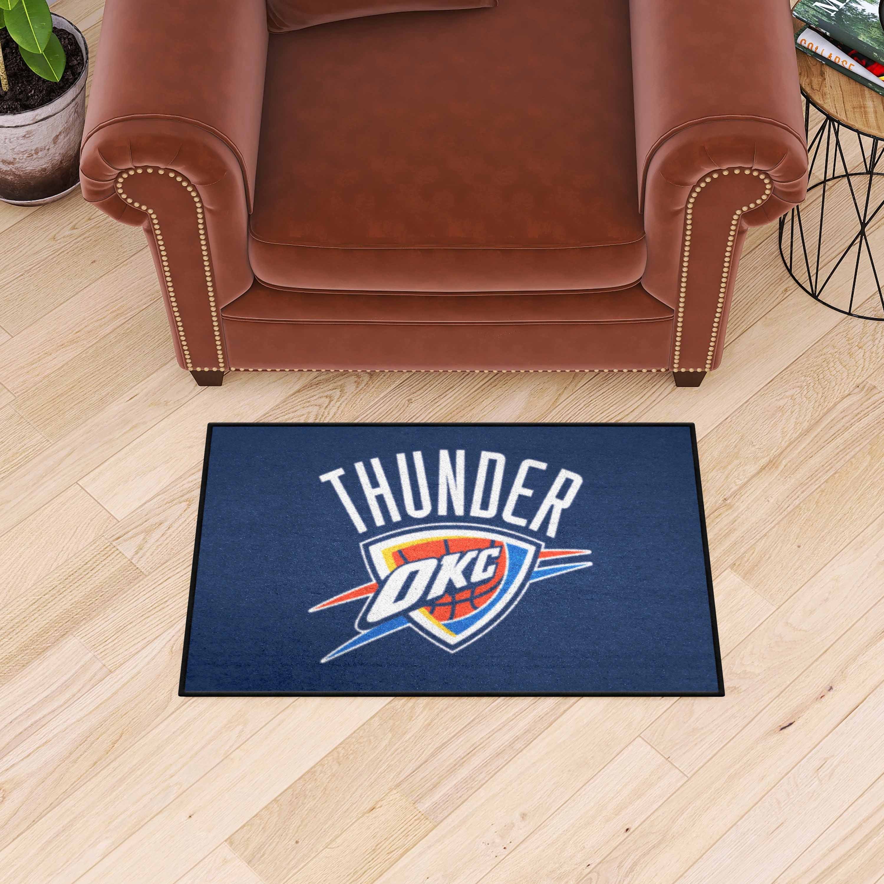 Oklahoma City Thunder Wordmark Starter Mat - 19 x 30