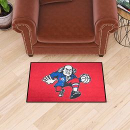 Philadelphia 76ers Alt Logo  Starter Mat - 19 x 30