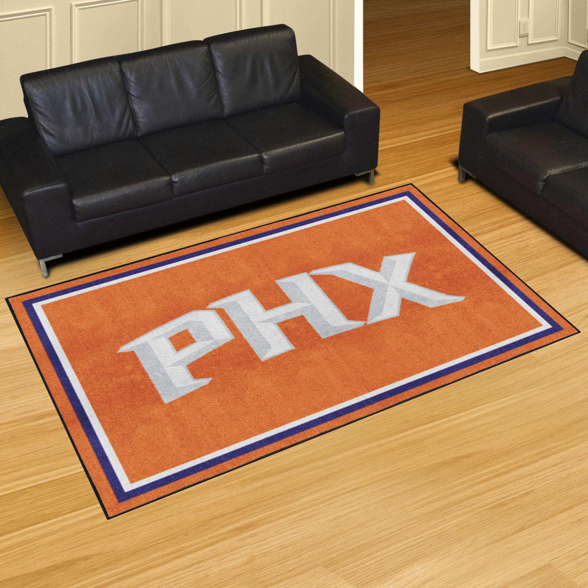 Phoenix Suns Area Rug - 5' x 8' Alt Logo Nylon