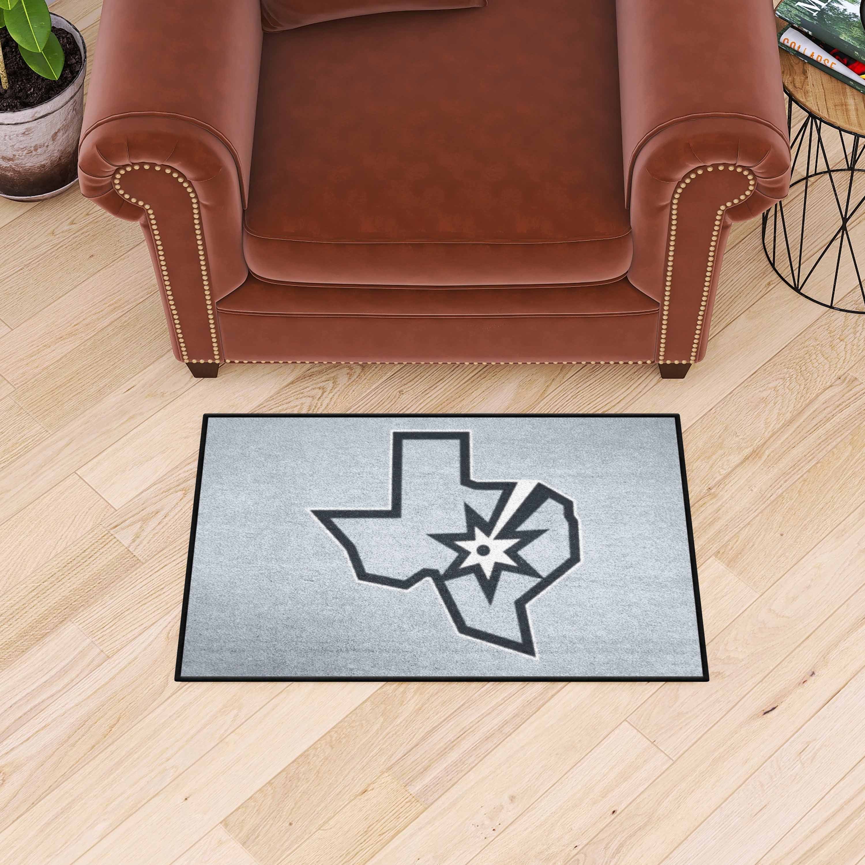 San Antonio Spurs Alt Logo  Starter Mat - 19 x 30