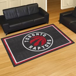 Toronto Raptors Area Rug - 5' x 8' Global Logo Nylon