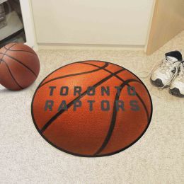 Toronto Raptors Basketball Global Logo Shaped Area Rug