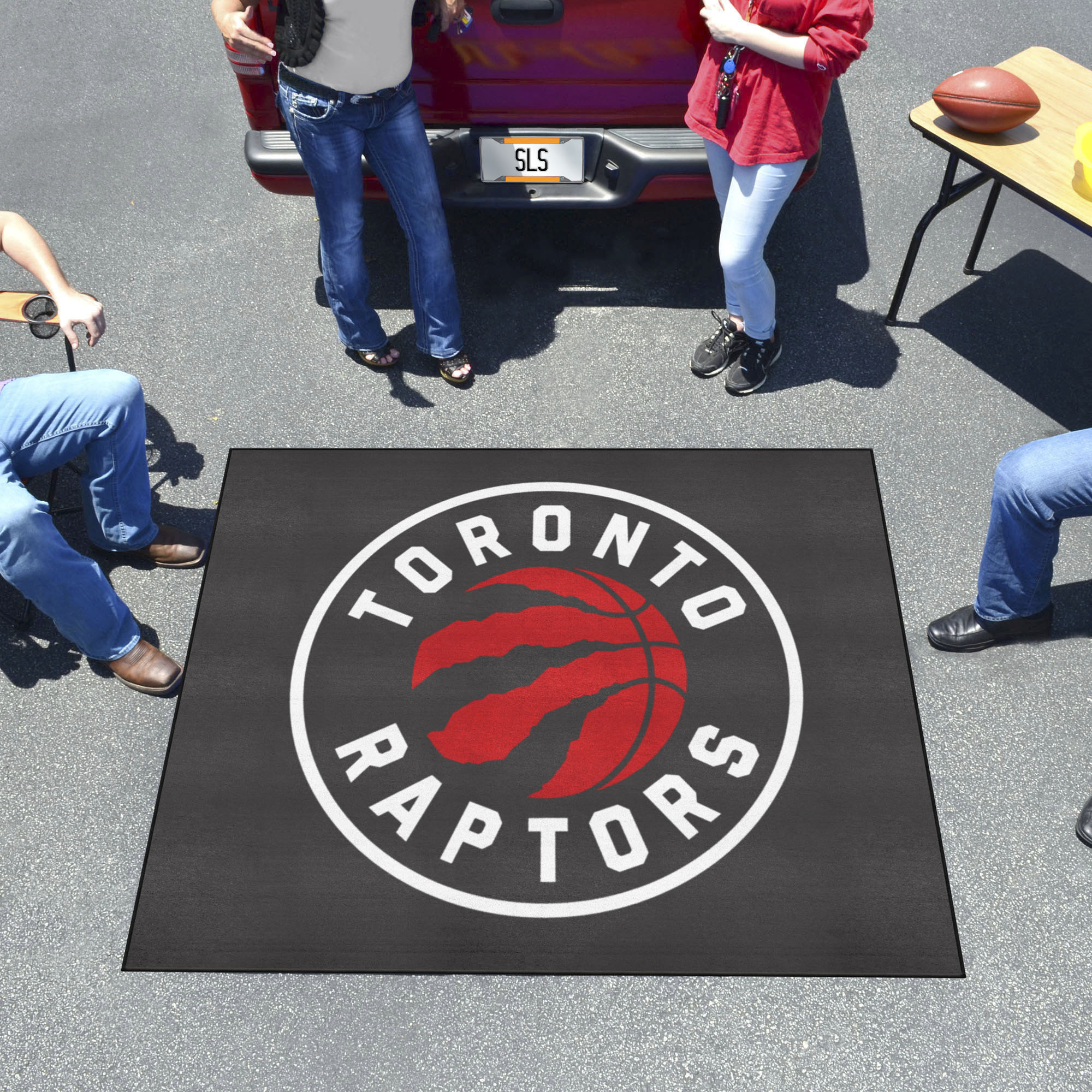 Toronto Raptors Tailgater Global Logo Mat - 60 x 72