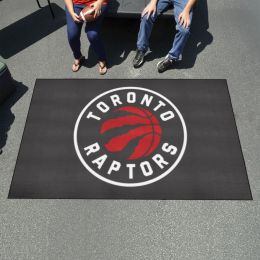 Toronto Raptors Outdoor Global Logo Ulti-Mat - Nylon 60 x 96