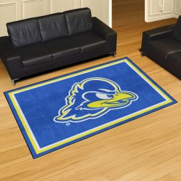 Delaware Blue Hens Area Rug - 5' x 8' Logo Nylon