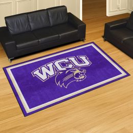 Western Carolina Catamounts Area Rug - 5' x 8' Logo Nylon