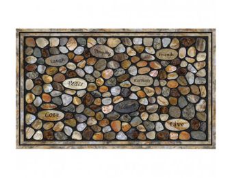 Masterpiece Outdoor Doormat - Inspirational Rocks